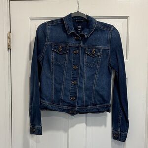 GAP Women's Dark Blue Denim Jacket